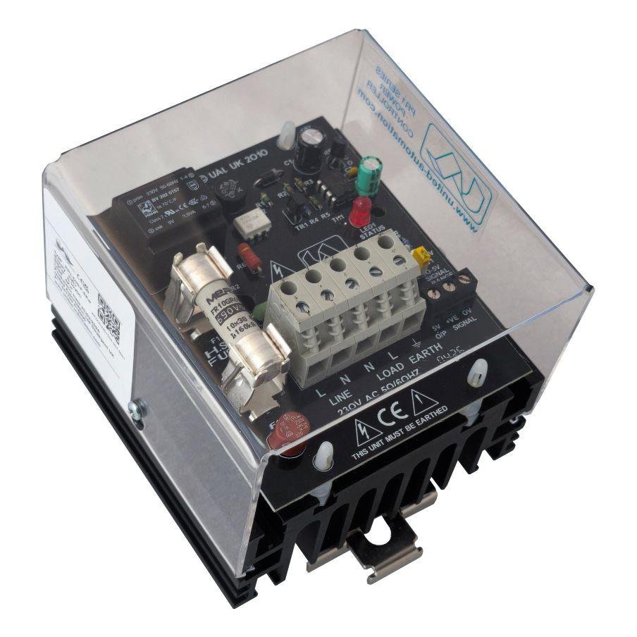 PR1-DIN-F-6kW | Phase Burst Fire HVAC Power Controller | DIN-Rail - Image 2