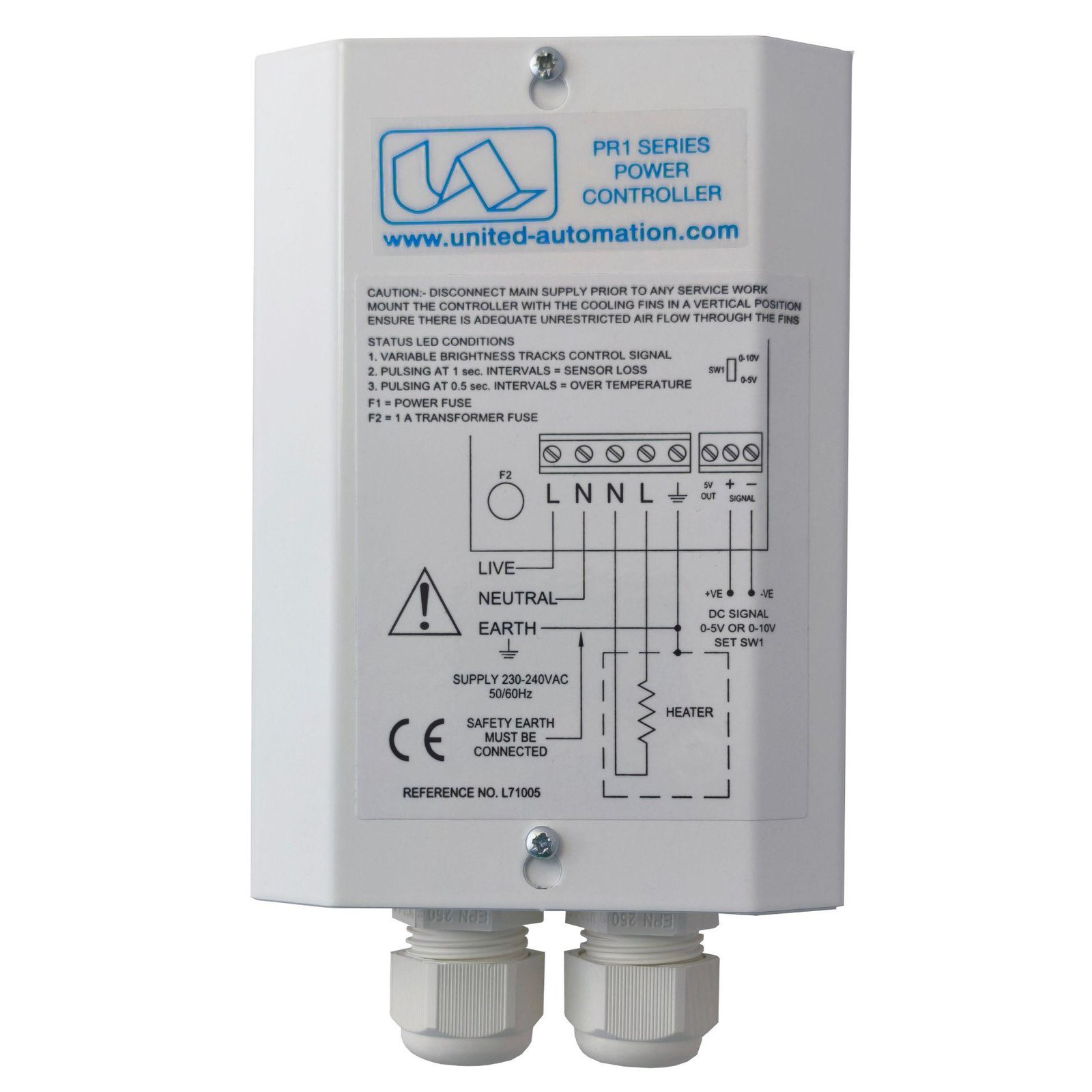 PR1-E-3kW Power Controller PR1-E-1.5kW Power Controller