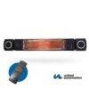 Wall-Mounted-Patio-Heater-2kW-with-speakers-A-HL-E72C-R2-RM2-BS-united-automation-A 2000W Infrared Heater with Speakers