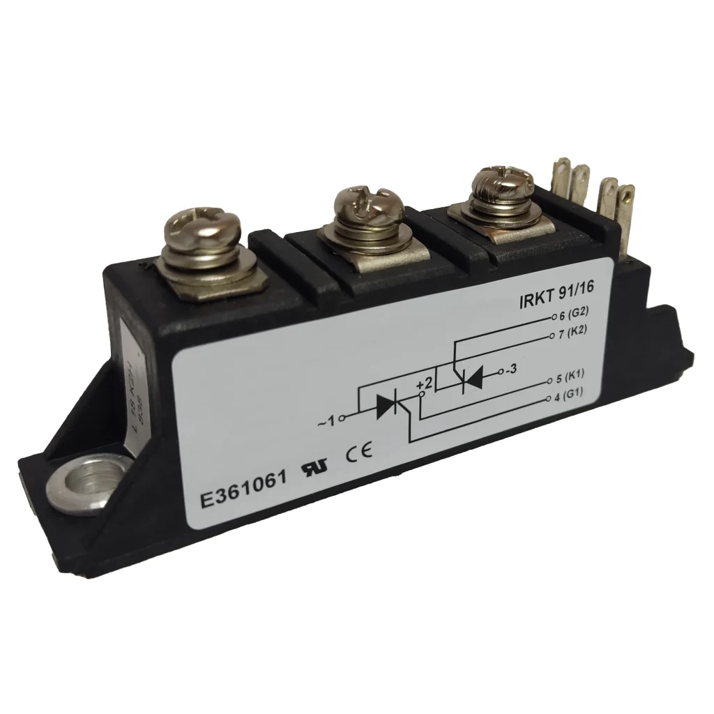Dual Thyristor Module IRKT-91-16-D45047 -IXYS MCC95-16IO1 - Ruttonsha IRKT9116 - UNITED AUTOMATION