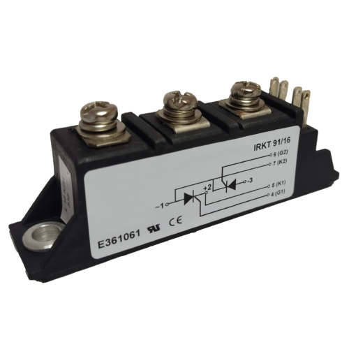Dual Thyristor Module IRKT-91-16-D45047 -IXYS MCC95-16IO1 - Ruttonsha IRKT9116 - UNITED AUTOMATION