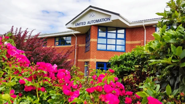Southport facility exterior, UK manufacturer of industrial control systems