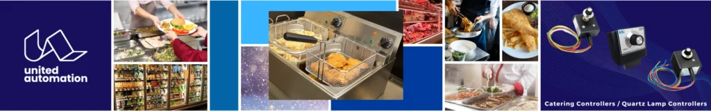 Catering controllers, quartz lamp controllers, commercial kitchen control, food service equipment, temperature control,