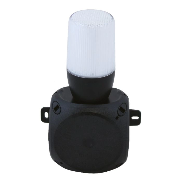 a-avt24-Traffic Light Alarm Indicator - black