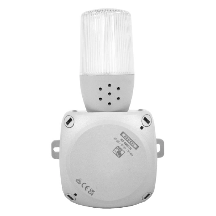 a-avt24-Traffic Light Alarm Indicator - grey