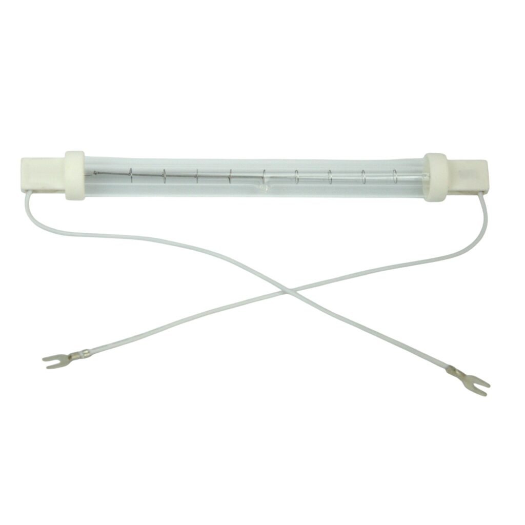 300W Jacketed Quartz Infrared Lamp with SK15 cap for safe catering food warming