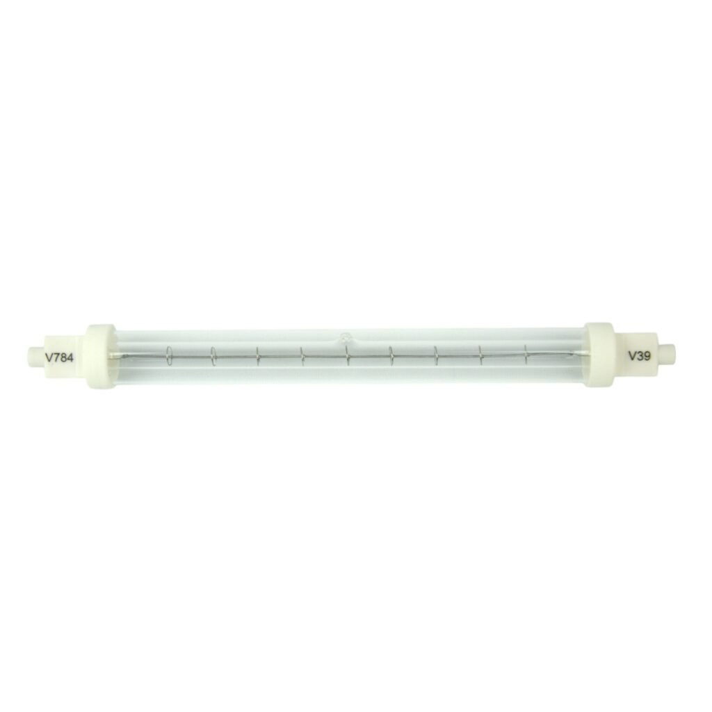 500W Clear Jacketed Infrared Lamp with R7s cap for catering heat lamps