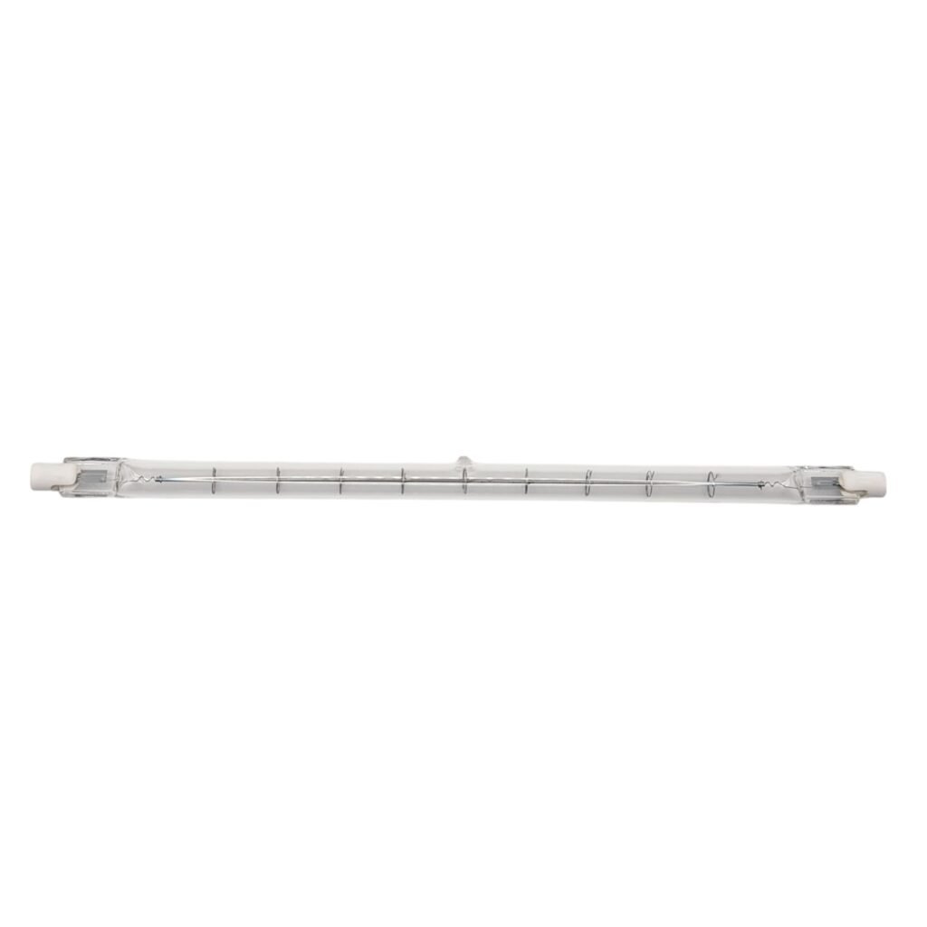 500W Bare Quartz Infrared Lamp with R7s cap for industrial heating systems