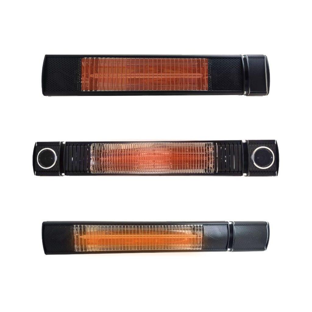 High-efficiency infrared patio heater lamp