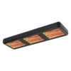 A903671-15, A903671 -9kW & 12kW 3-Phase Industrial Infrared Heater - IP65, 90% Energy Savings 9kW 3-Phase Industrial Infrared Heater, 12kW 3-Phase Industrial Infrared Heater, black, six-lamp, IP65-rated, high-power warehouse heating, energy-saving infrared heater.