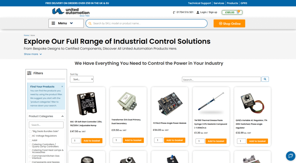 united automation website