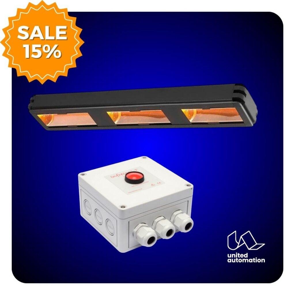 6kW Horizontal Heater Infresco-T Timer Bundle