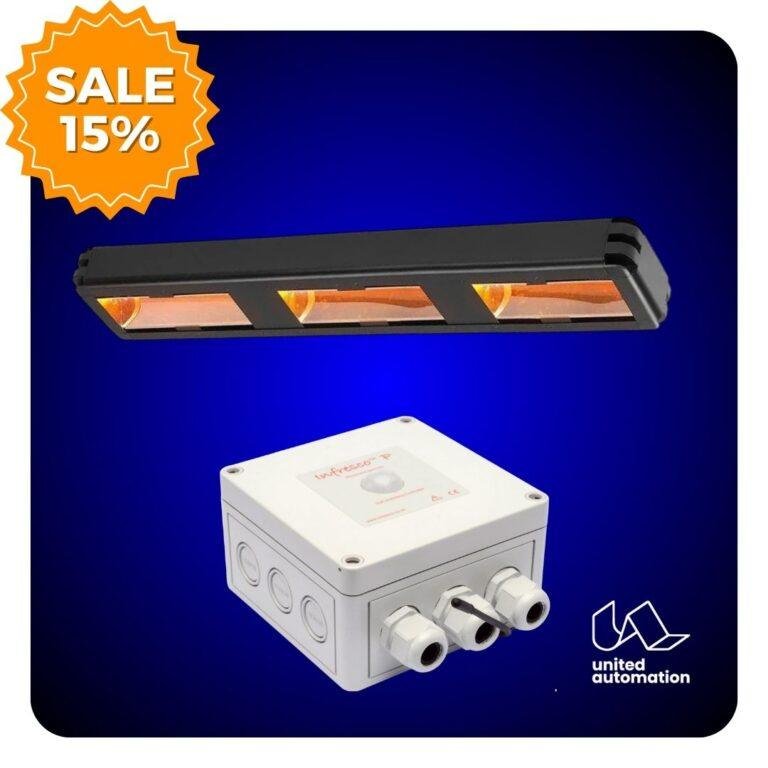 6kW Horizontal Heater Infresco-P PIR Bundle