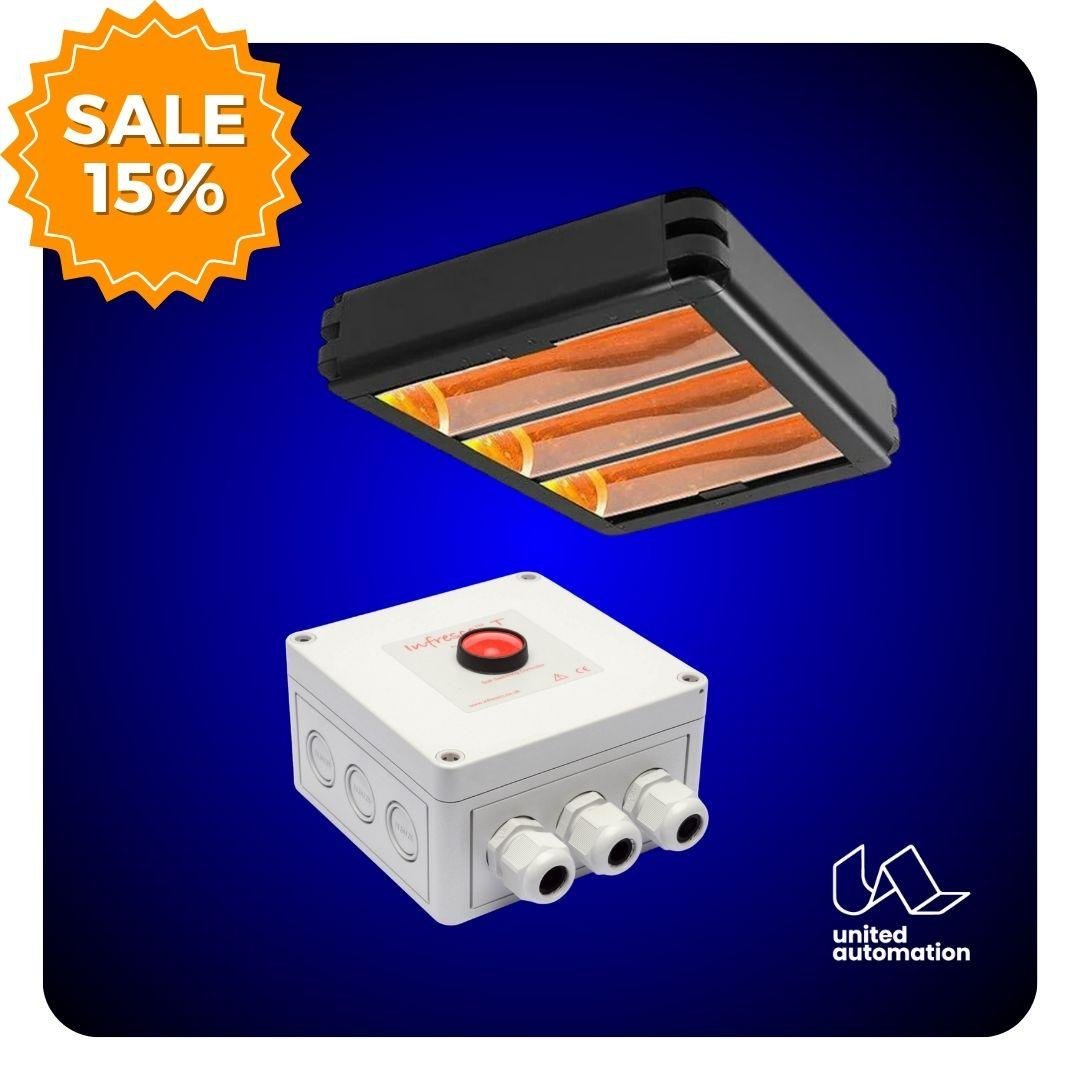 4.5kW Vertical Heater Infresco-T Timer Bundle