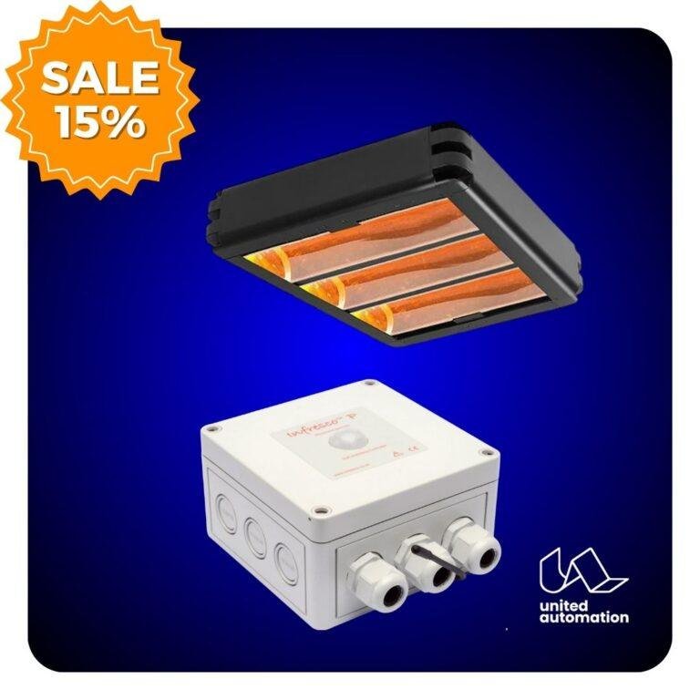 4.5kW Horizontal Heater Infresco-P PIR Bundle