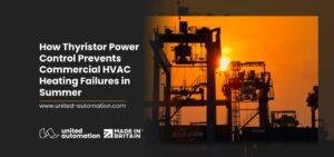 Industrial HVAC heating system with thyristor power control