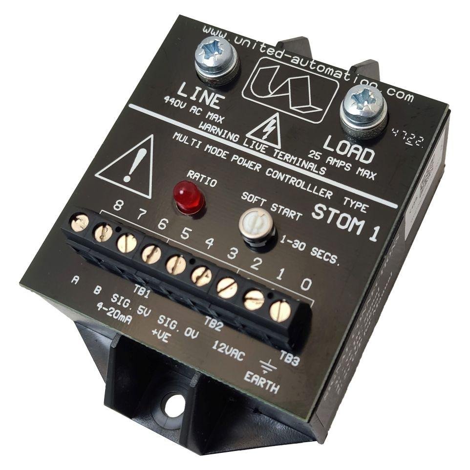 STOM1 | 25A 440V Microprocessor Power Controller | Dual Mode